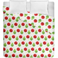 Watercolor Ornaments Duvet Cover Double Side (king Size) by patternstudio