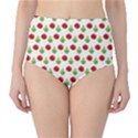 Watercolor Ornaments High-Waist Bikini Bottoms View1