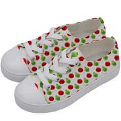 Watercolor Ornaments Kids  Low Top Canvas Sneakers by patternstudio