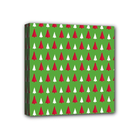 Christmas Tree Mini Canvas 4  X 4  by patternstudio