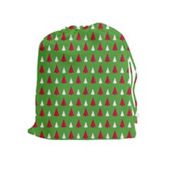 Christmas Tree Drawstring Pouches (extra Large) by patternstudio