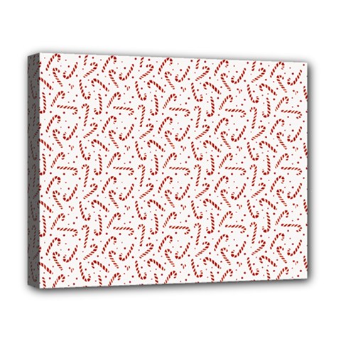 Candy Cane Deluxe Canvas 20  X 16   by patternstudio