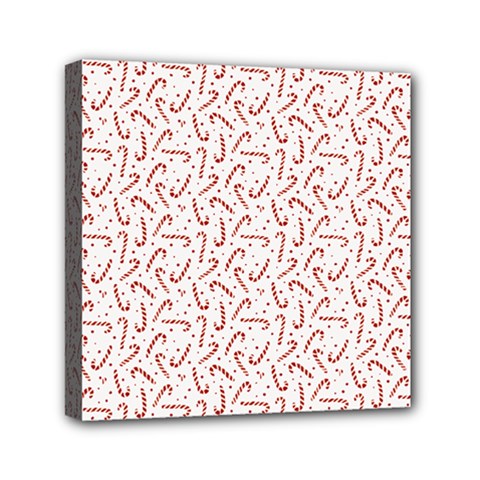 Candy Cane Mini Canvas 6  X 6 