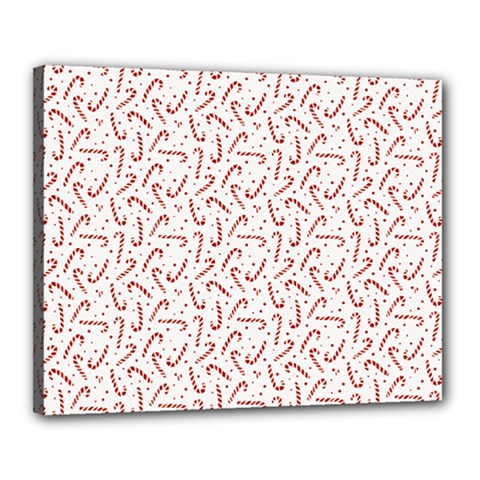 Candy Cane Canvas 20  X 16  by patternstudio