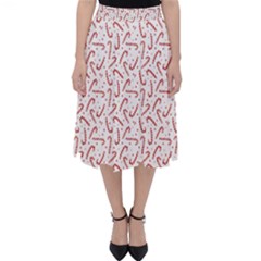 Candy Cane Folding Skater Skirt by patternstudio