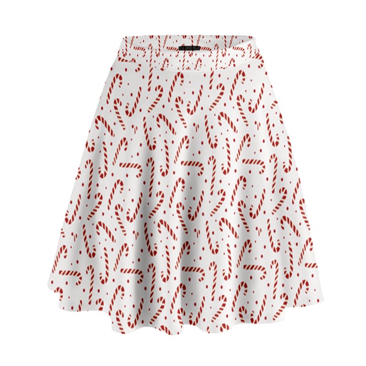 Candy Cane High Waist Skirt