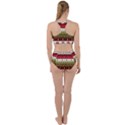 Christmas Spirit Pattern Racer Back Bikini Set View2