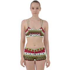 Christmas Spirit Pattern Women s Sports Set by patternstudio