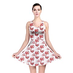 Ho Ho Ho Santaclaus Christmas Cheer Reversible Skater Dress