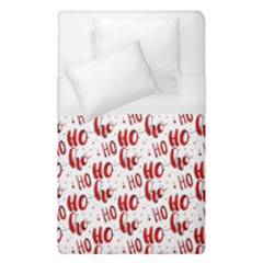 Ho Ho Ho Santaclaus Christmas Cheer Duvet Cover (single Size) by patternstudio