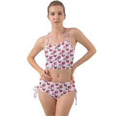 Ho Ho Ho Santaclaus Christmas Cheer Mini Tank Bikini Set by patternstudio