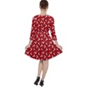 Red Reindeers Ruffle Dress View2