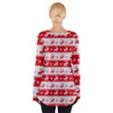 Knitted Red White Reindeers Tie Up Tee View2