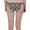 Beveled Geometric Pattern Bikini Bottom View2