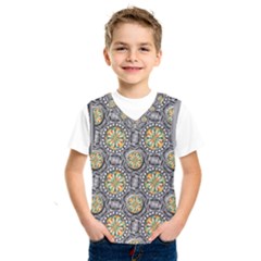 Beveled Geometric Pattern Kids  Sportswear