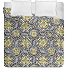 Beveled Geometric Pattern Duvet Cover Double Side (king Size) by linceazul