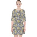 Beveled Geometric Pattern Pocket Dress View1