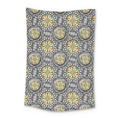 Beveled Geometric Pattern Small Tapestry by linceazul