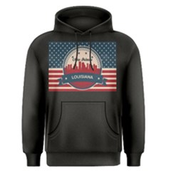 New Orleans Retro Skyline Men s Pullover Hoodie by Bigfootshirtshop