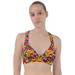 Homouflage Gay Stealth Camouflage Sweetheart Sports Bra by PodArtist