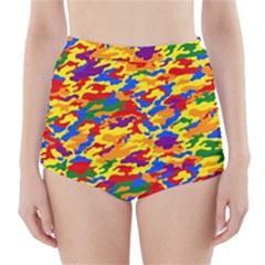 Homouflage Gay Stealth Camouflage High-waisted Bikini Bottoms by PodArtist