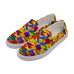 Homouflage Gay Stealth Camouflage Women s Canvas Slip Ons by PodArtist