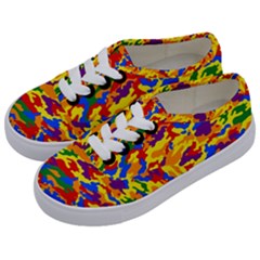 Homouflage Gay Stealth Camouflage Kids  Classic Low Top Sneakers by PodArtist