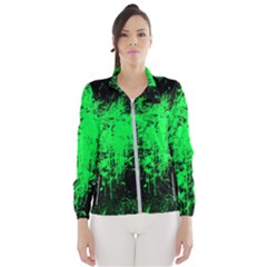 Green Triangle Splash Wind Breaker (women)