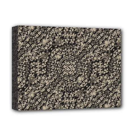 Animal Print Camo Pattern Deluxe Canvas 16  X 12   by dflcprints