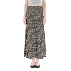 Animal Print Camo Pattern Full Length Maxi Skirt by dflcprints