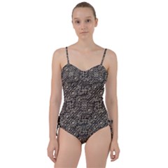 Animal Print Camo Pattern Sweetheart Tankini Set by dflcprints