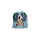 It s winter and christmas time, cute kitten and dogs Drawstring Pouches (XS)  View1