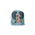 It s winter and christmas time, cute kitten and dogs Drawstring Pouches (XS)  View2