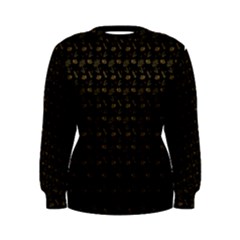 Black And Gold Festive Design Women s Sweatshirt by SageExpress