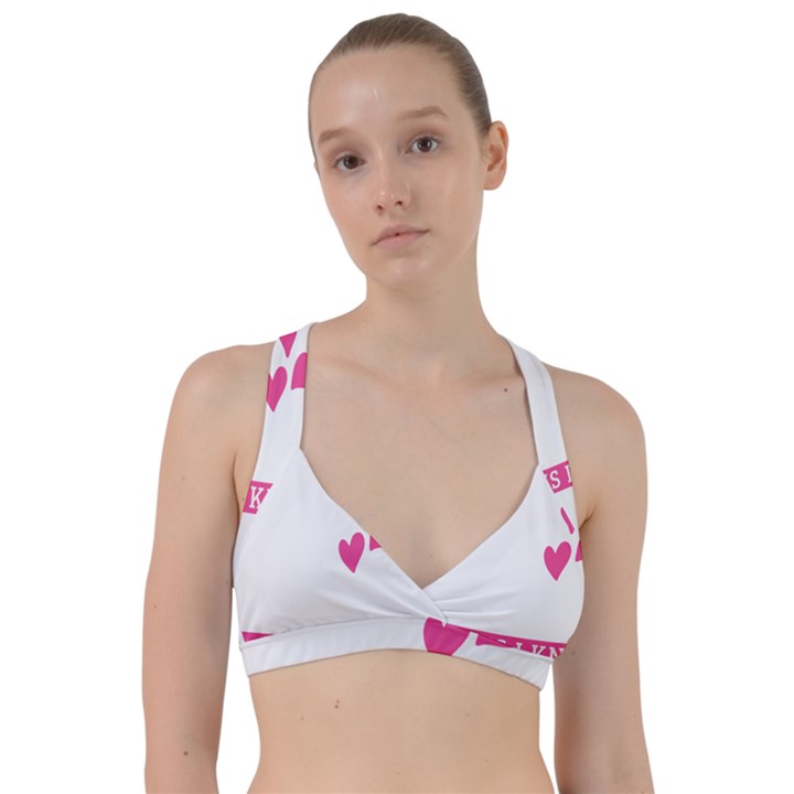 Jesus Loves Me [converted] Sweetheart Sports Bra