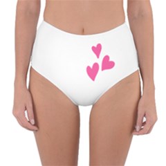 Jesus Loves Me [converted] Reversible High-waist Bikini Bottoms by clothcarts