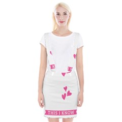 Jesus Loves Me [converted] Braces Suspender Skirt by clothcarts