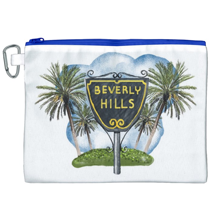 Beverly Hills Canvas Cosmetic Bag (XXL)