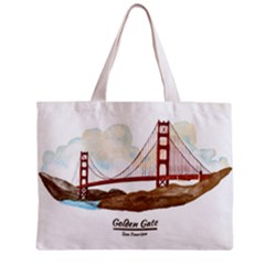 San Francisco Golden Gate Bridge Zipper Mini Tote Bag by Bigfootshirtshop