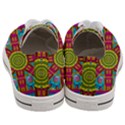 Sunny And Bohemian Sun Shines In Colors Women s Low Top Canvas Sneakers View4