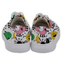 Cute And Fun Monsters Pattern Kids  Low Top Canvas Sneakers View4