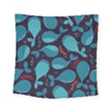 Blue Whale Pattern Square Tapestry (Small) View1