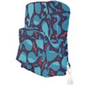 Blue Whale Pattern Full Print Backpack View3