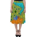 Colorful Dragons Pattern Folding Skater Skirt View1