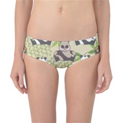 Fun Panda Pattern Classic Bikini Bottoms by Bigfootshirtshop