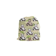 Fun Panda Pattern Drawstring Pouches (xs)  by Bigfootshirtshop