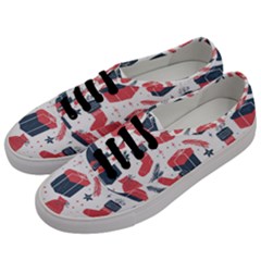 Christmas Gift Sketch Men s Classic Low Top Sneakers by patternstudio