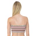 Christmas Stripes Pattern Bandeau Top View2