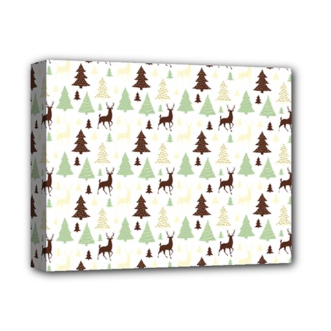 Reindeer Tree Forest Deluxe Canvas 14  X 11  by patternstudio