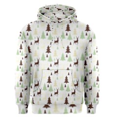 Reindeer Tree Forest Men s Pullover Hoodie by patternstudio